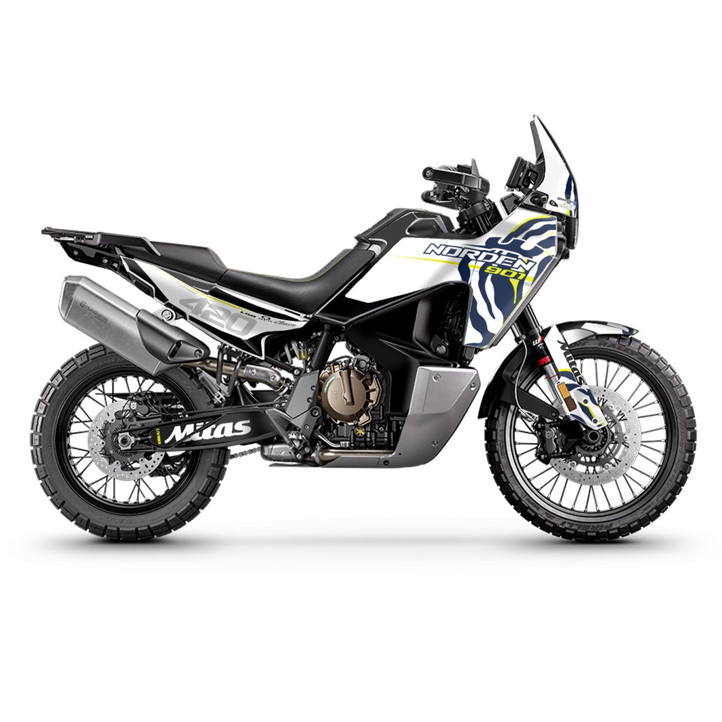 Kit graphique Husqvarna Norden 901 "Zèbre"