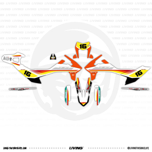 KTM 690 SMC Graphics Kit "Drag"
