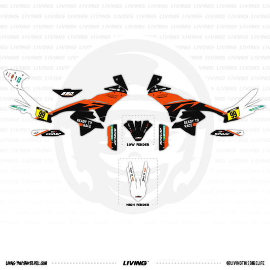 KTM Adventure 790/890 Graphics Kit "Lieutenant Dan"
