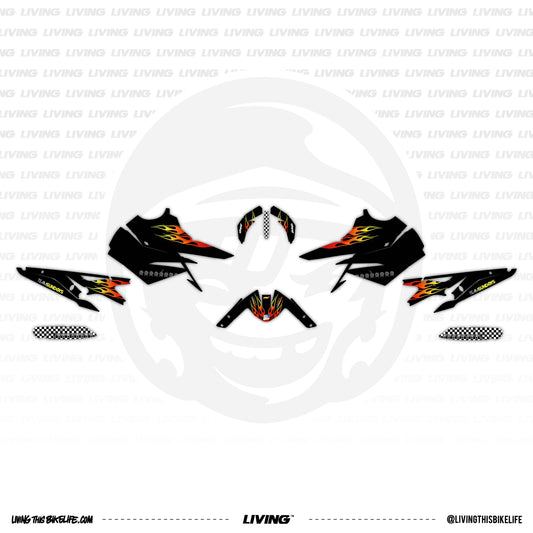 KTM 790 Duke Graphics Kit "Inferno 790"