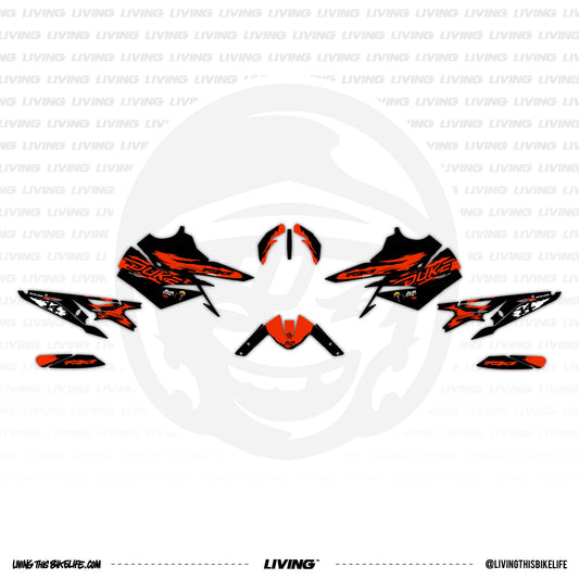 KTM 790 Duke Graphics Kit "SharpFlow"