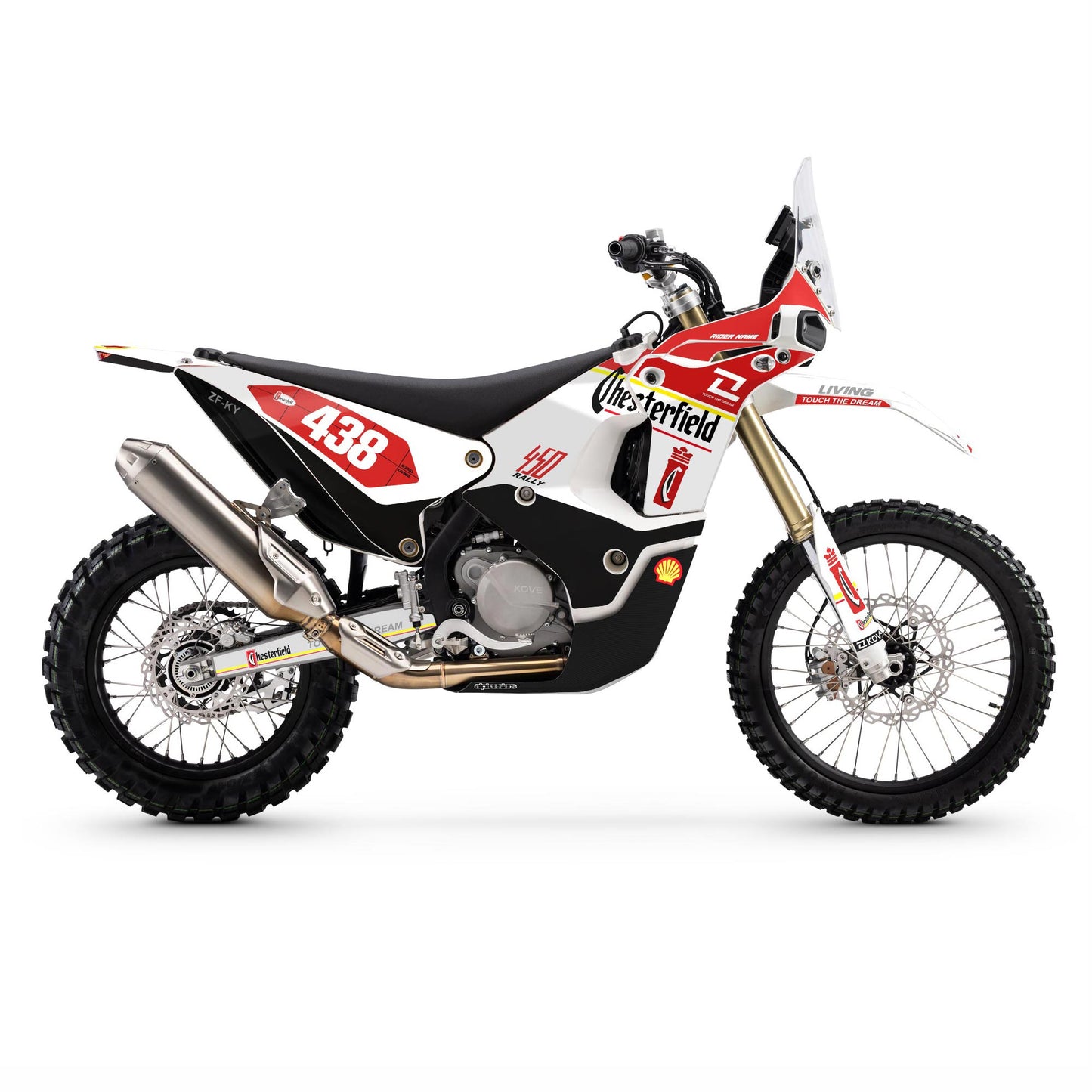 Kove 450 Rally Graphics Kit "Chester"