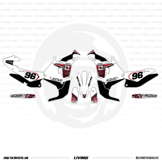 Kove 450 Rally Graphics Kit "Fortune"