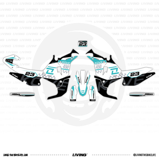 Kove 450 Rally Graphics Kit "Steeze"