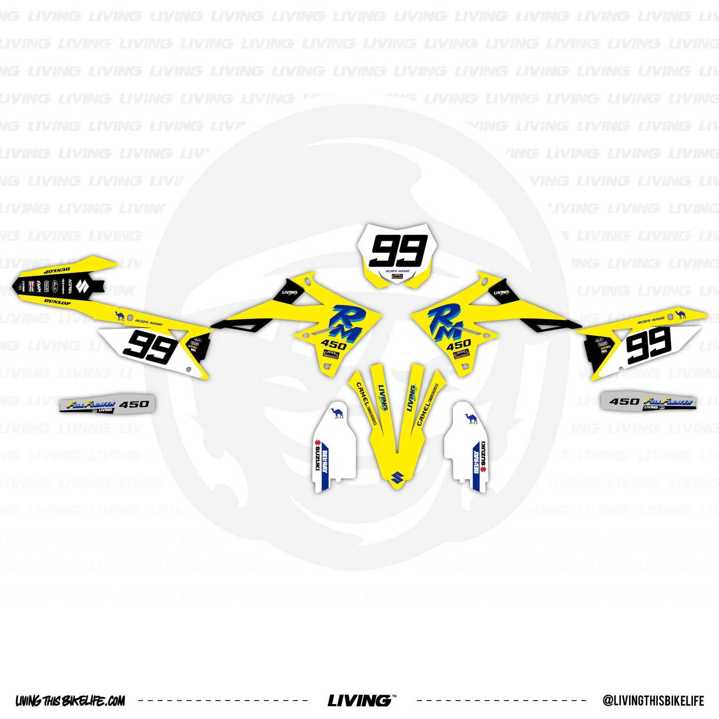 Suzuki Graphics Kit "Nineties"