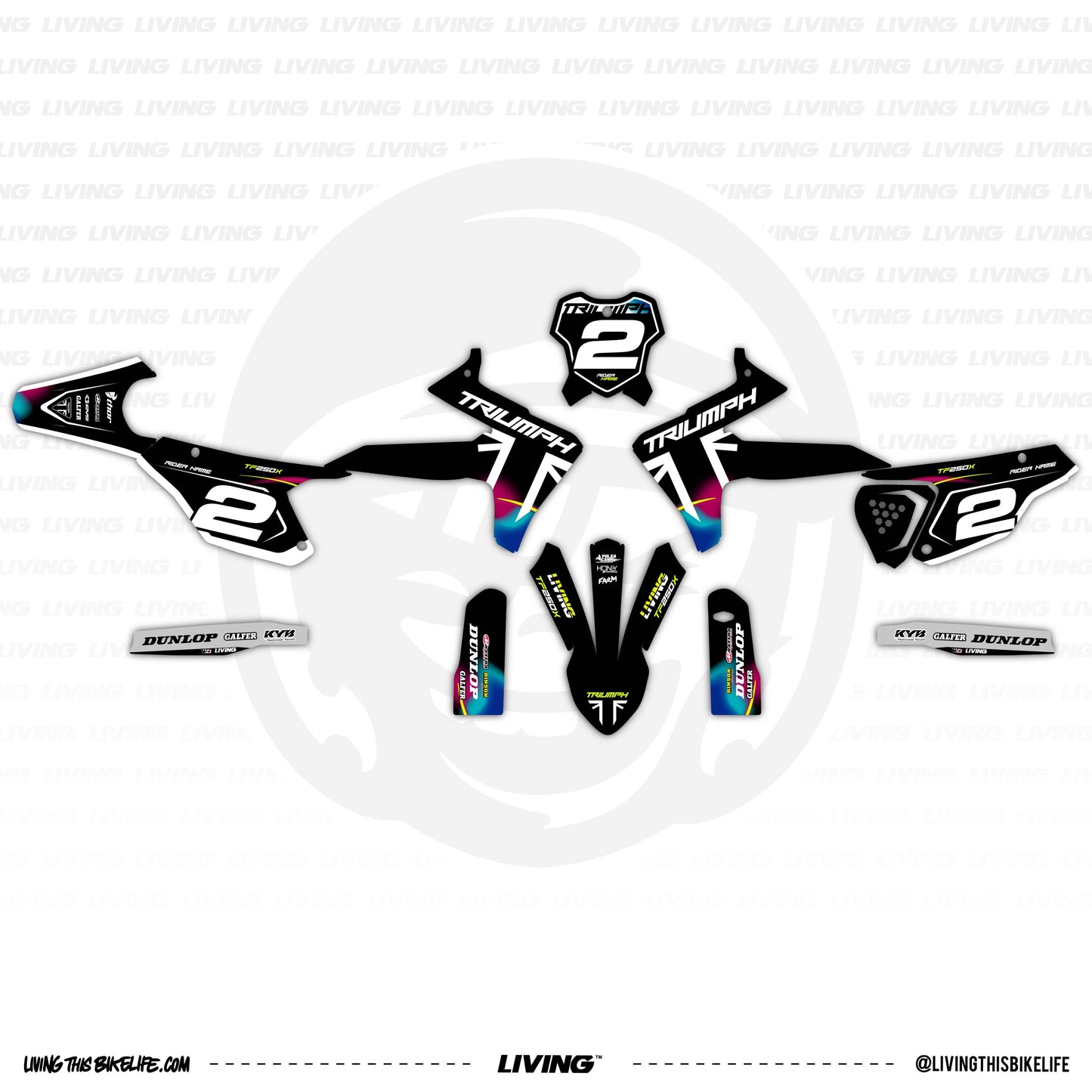 Triumph Graphics Kit "Psycho"