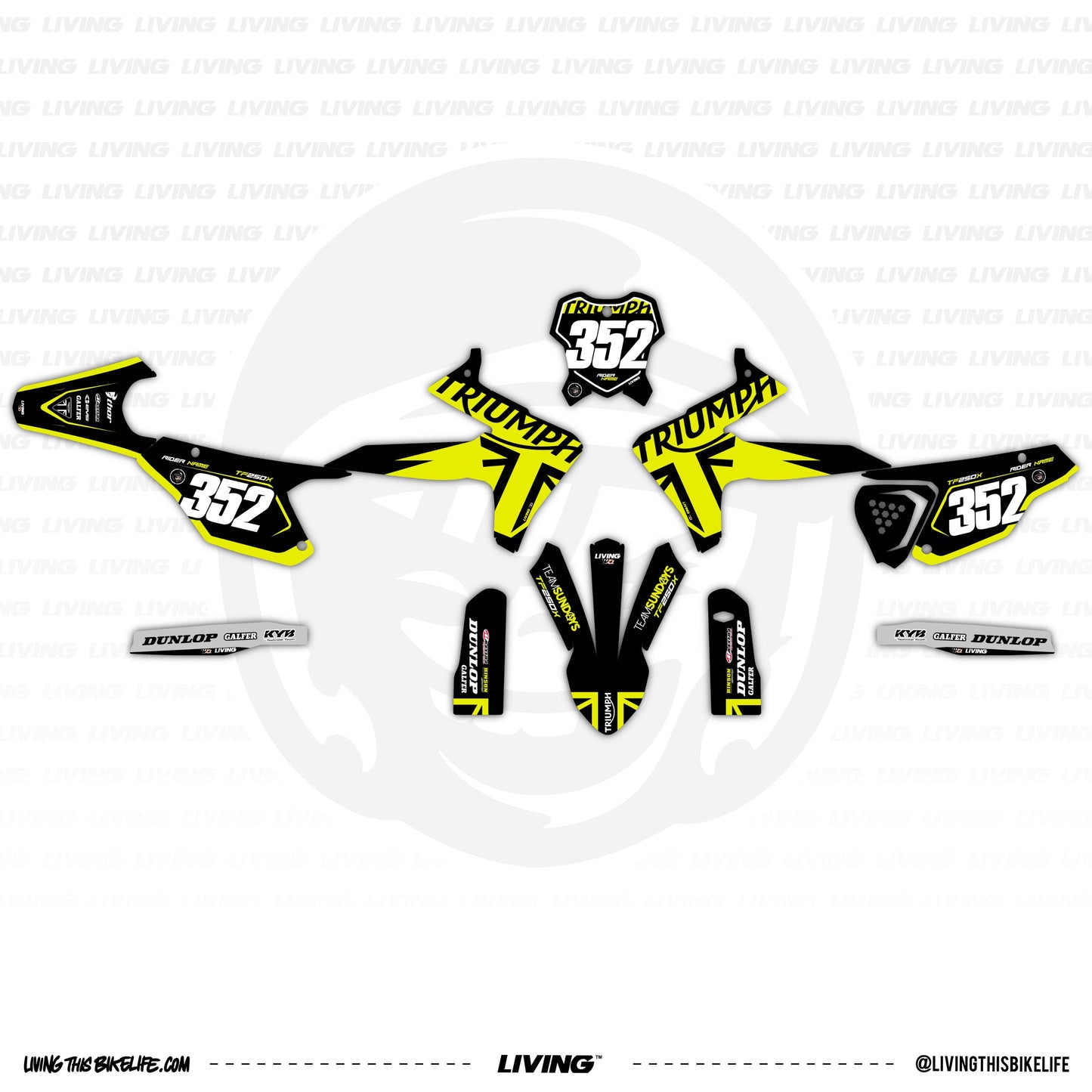 Triumph Graphics Kit "Flag"