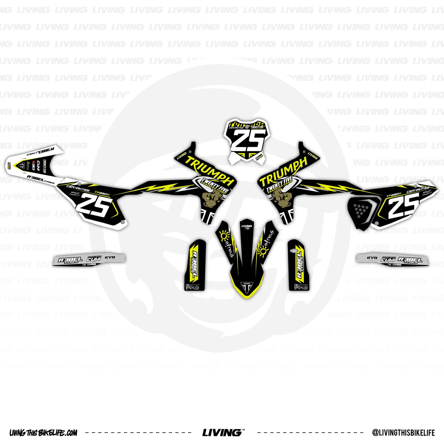 Triumph Graphics Kit "Cervantes Replica"