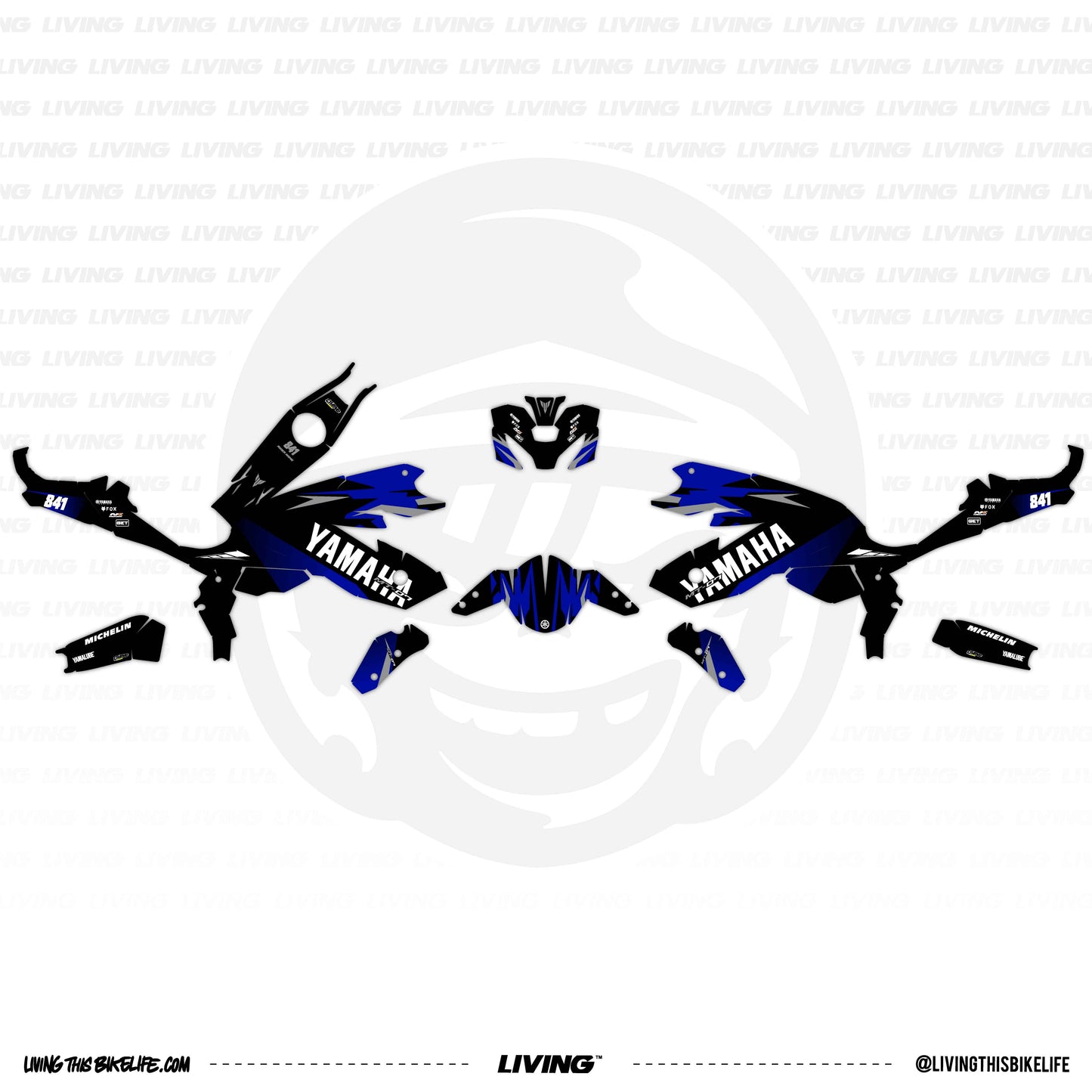 Yamaha MT-07 Graphics Kit "Midnight Pulse"