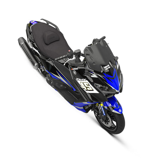 Yamaha TMAX Graphics Kit "Blue Factory"