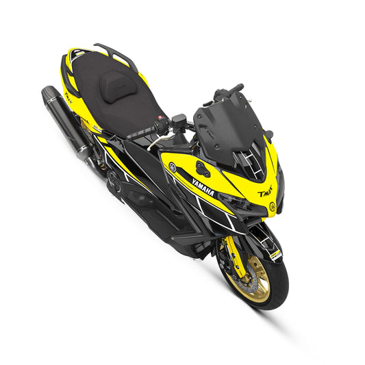Yamaha TMAX Graphics Kit "Speedblock Yellow"