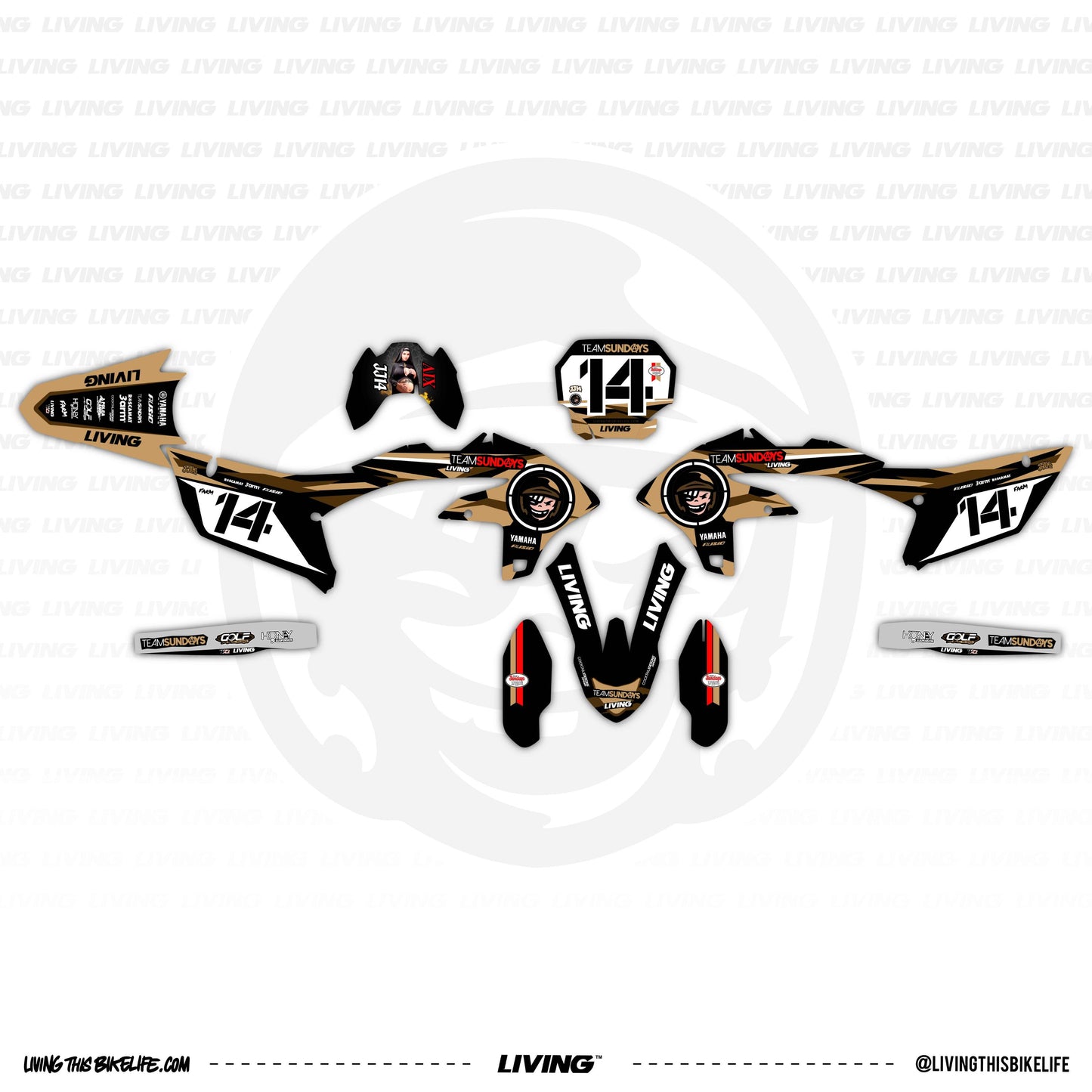 Yamaha Graphics Kit "Living Army"