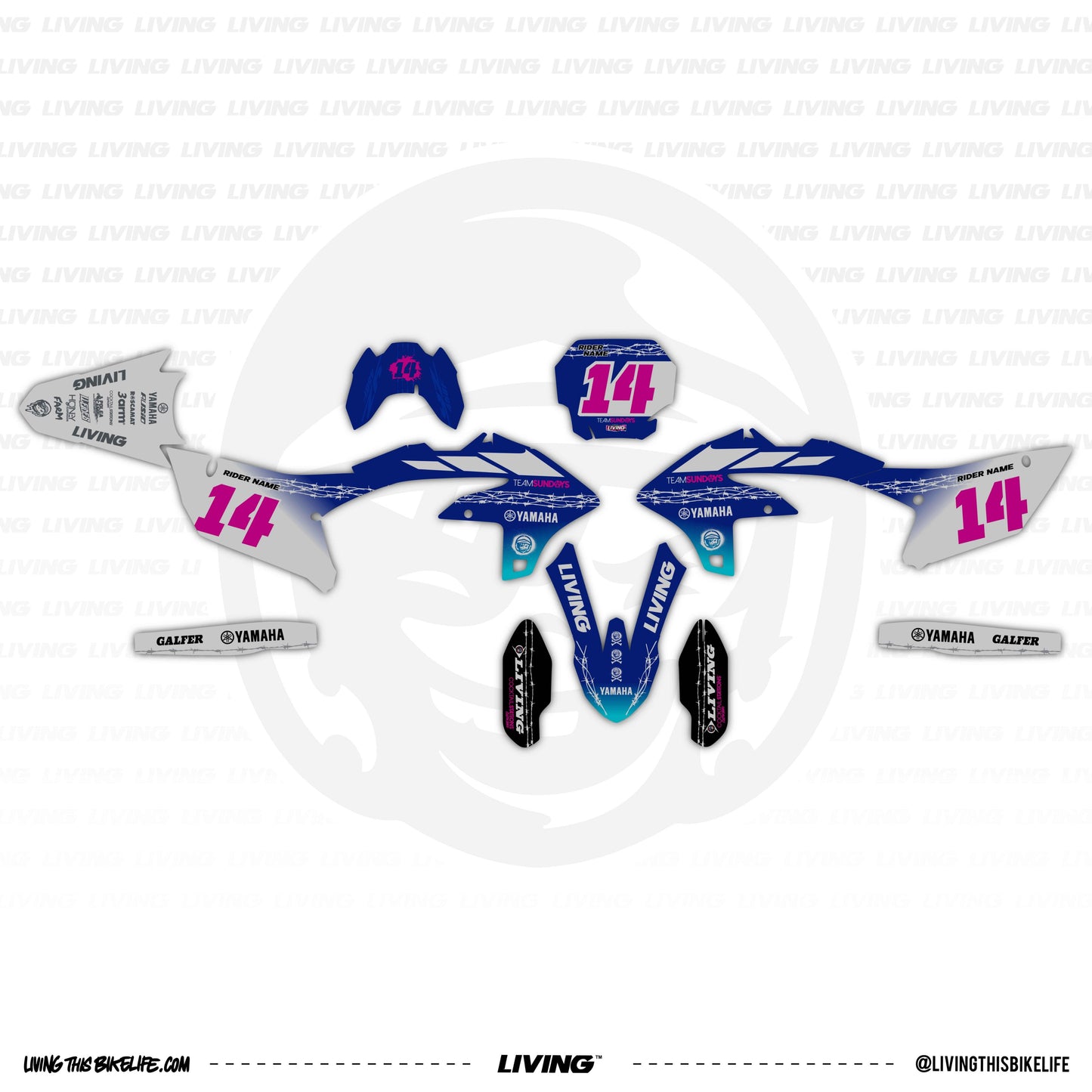 TS Replica Graphics Kit "Inmate14"