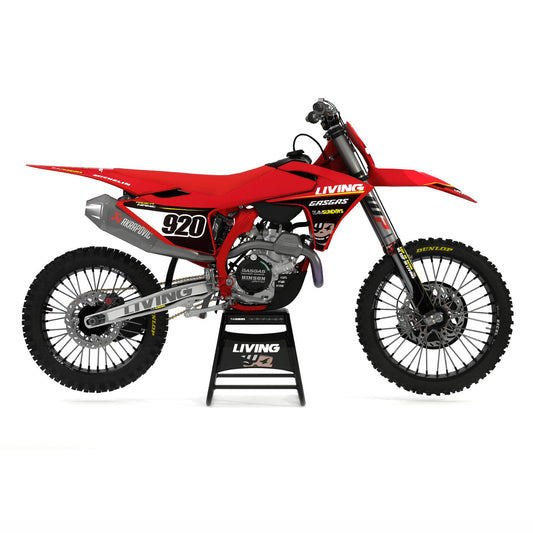 GasGas Graphics Kit "Slow In Red"