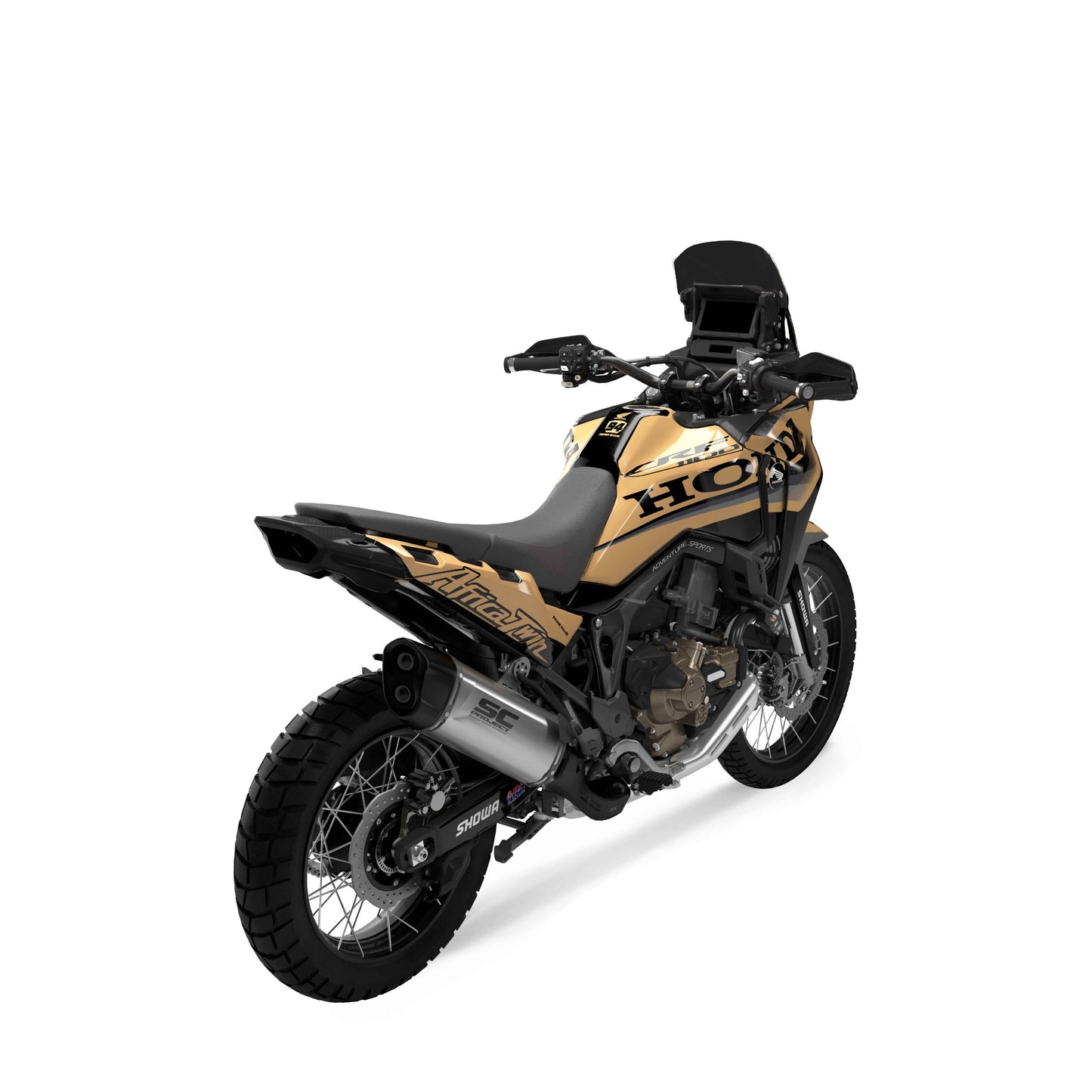Africa Twin Graphics Kit "Fine Line Brown"