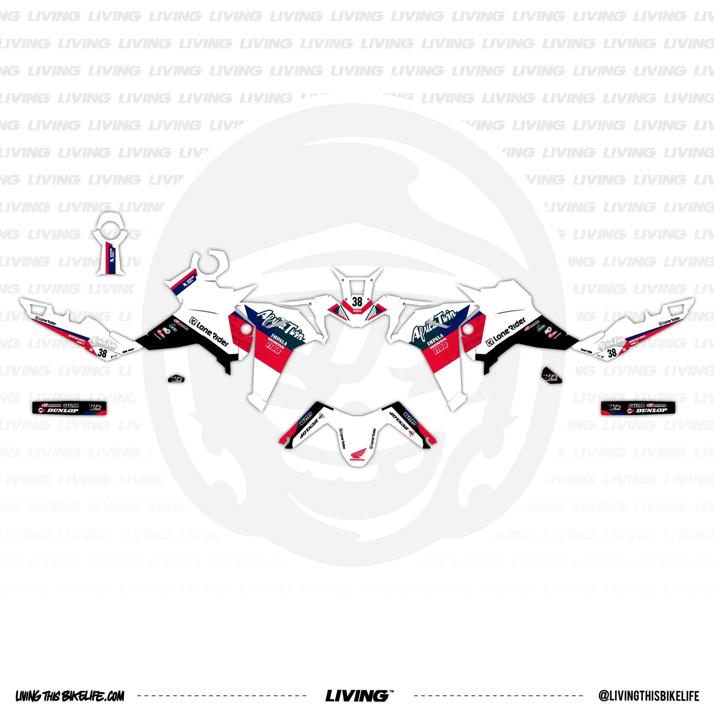 Africa Twin Graphics Kit "Kirian Mirabet"