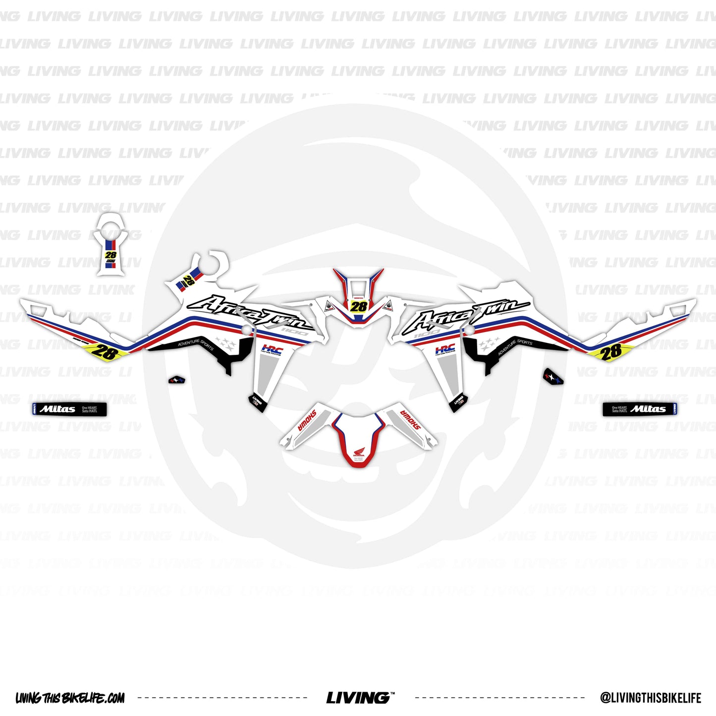 Africa Twin Graphics Kit "Superstar"