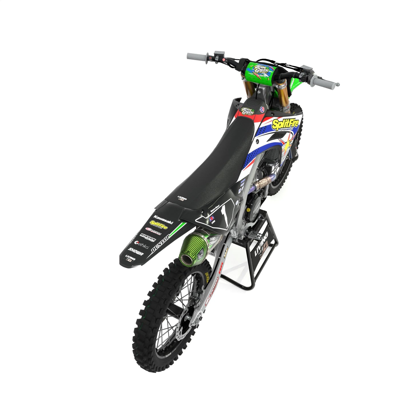 Kawasaki KX KXF KLX Split Fire