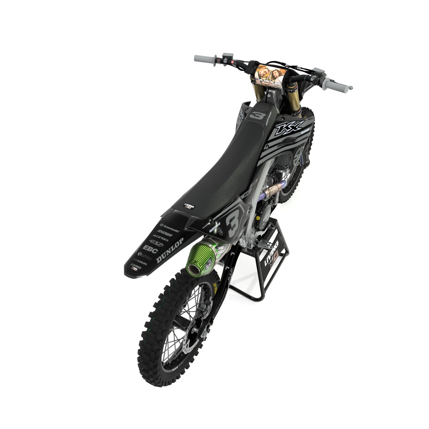 Kawasaki Graphics Kit "Stripes"