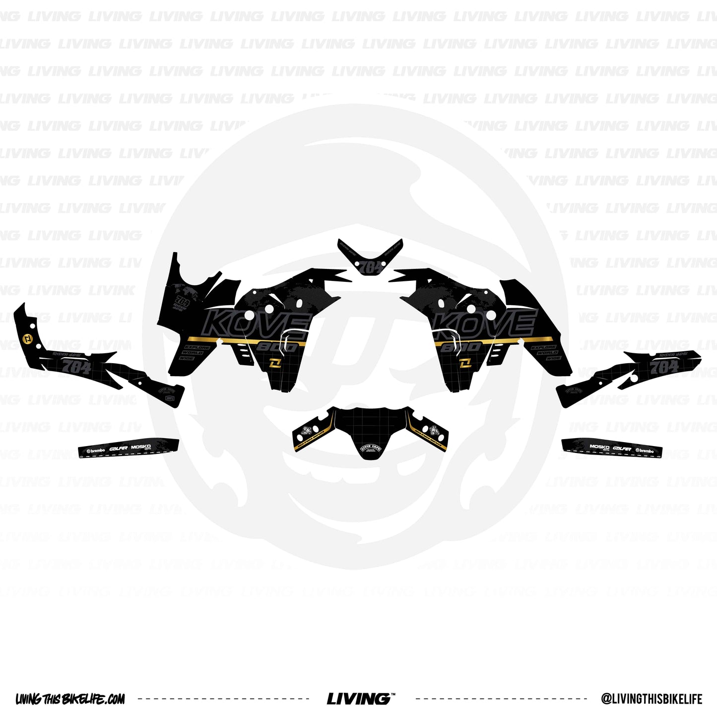 Kove Adventure 800X Graphics Kit "Explorer"