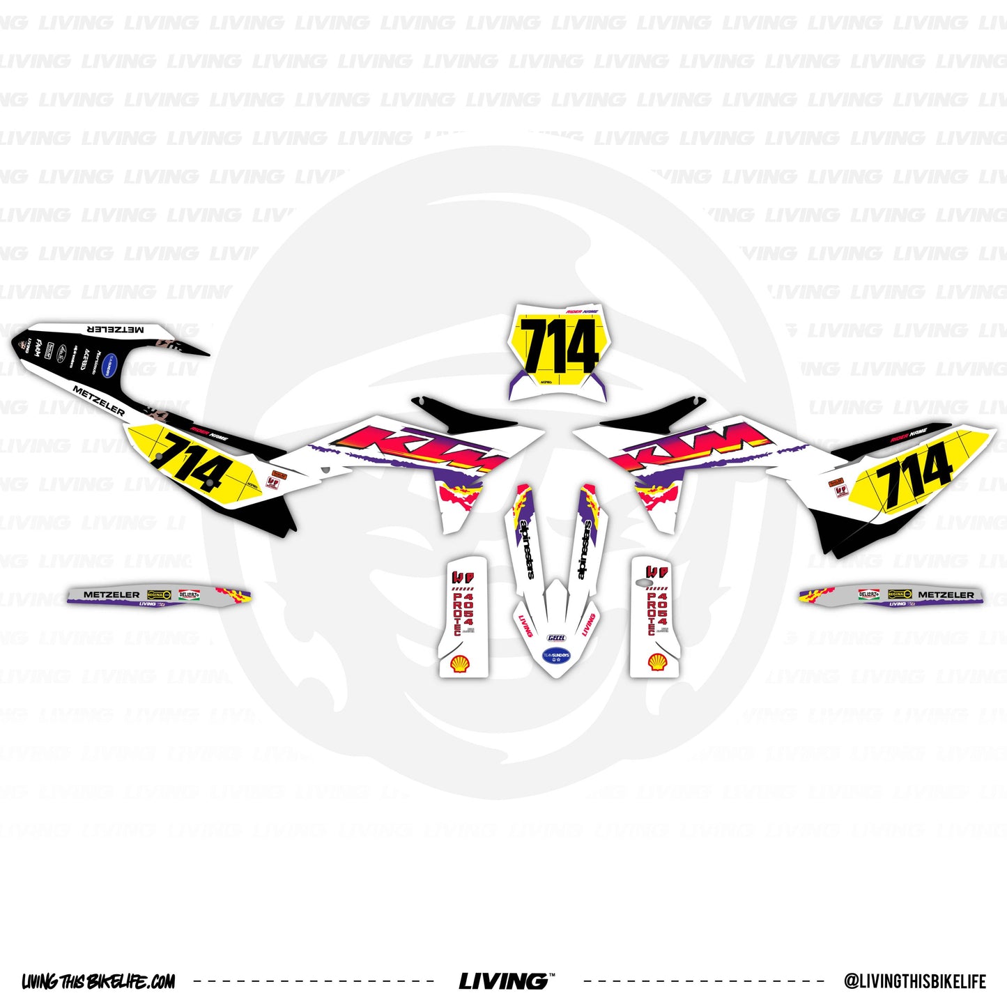 KTM Graphics Kit "Replica 1994"