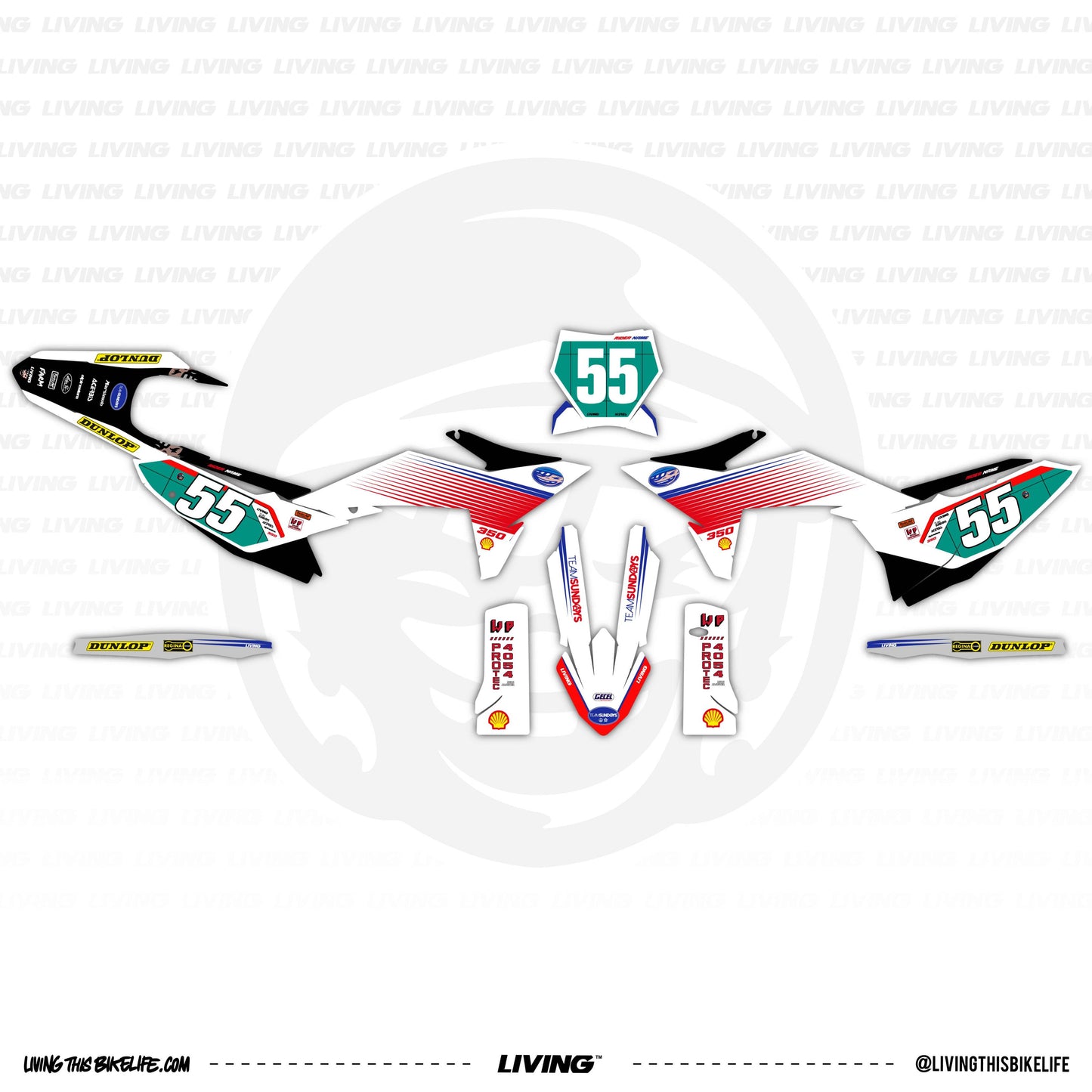 KTM Graphics Kit "90's"