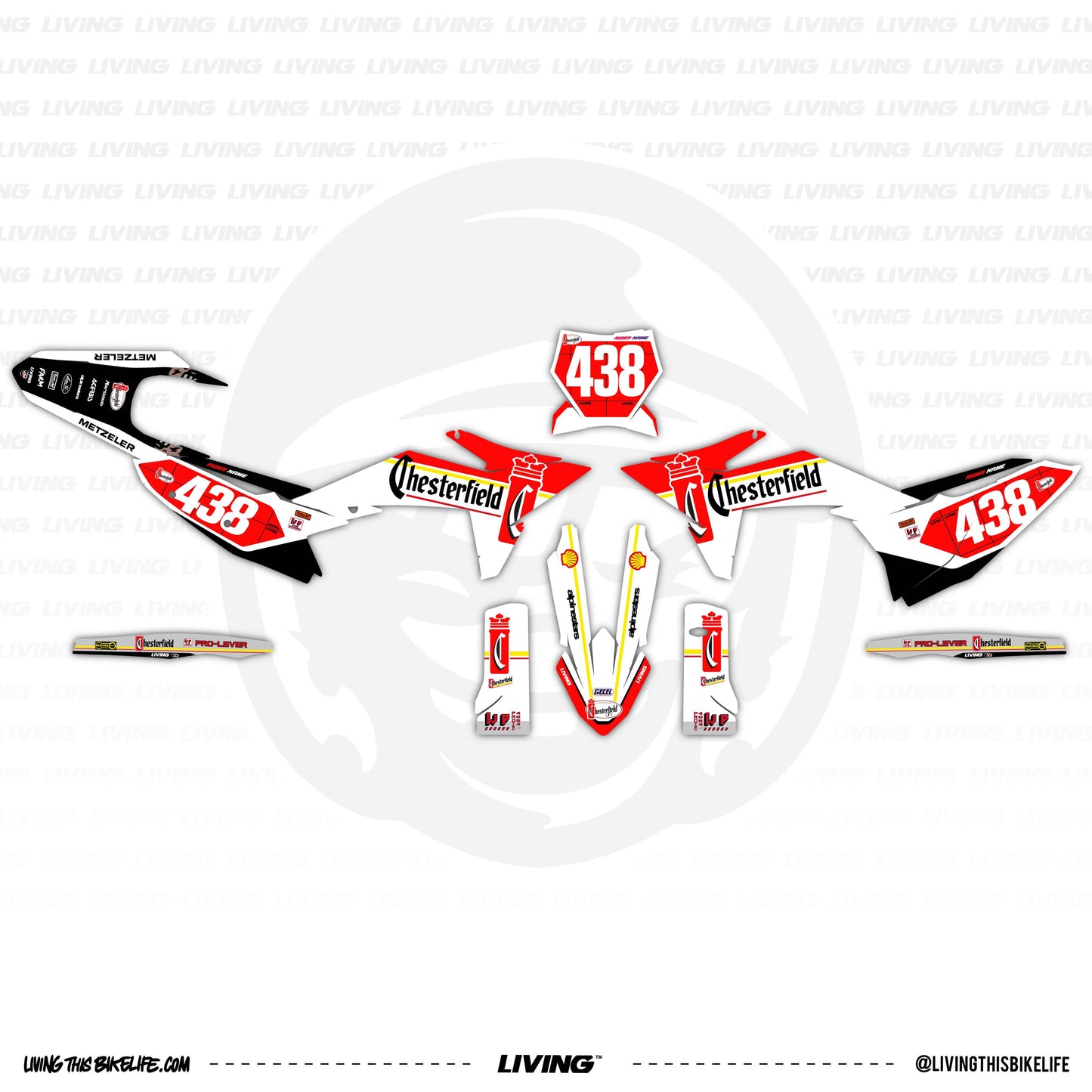 KTM Graphics Kit "Chester"