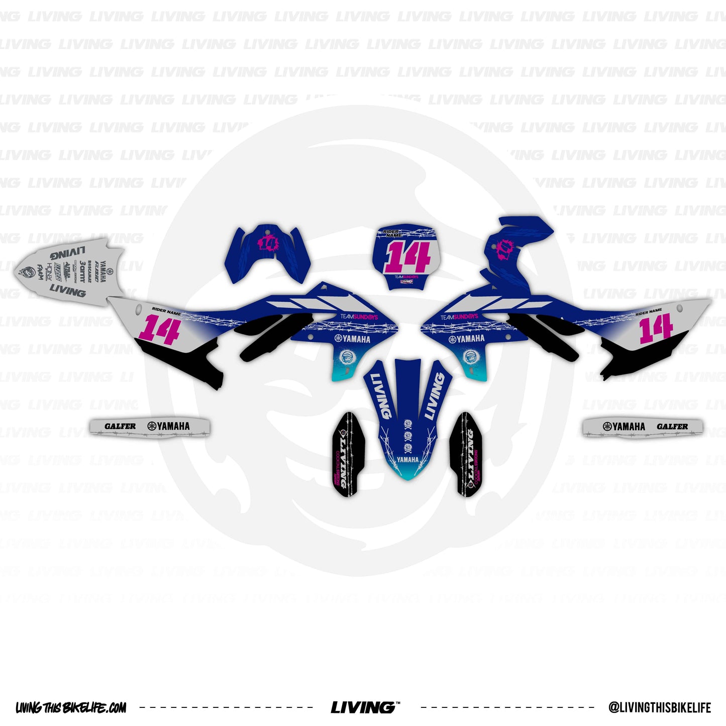 TS Replica Graphics Kit "Inmate14"