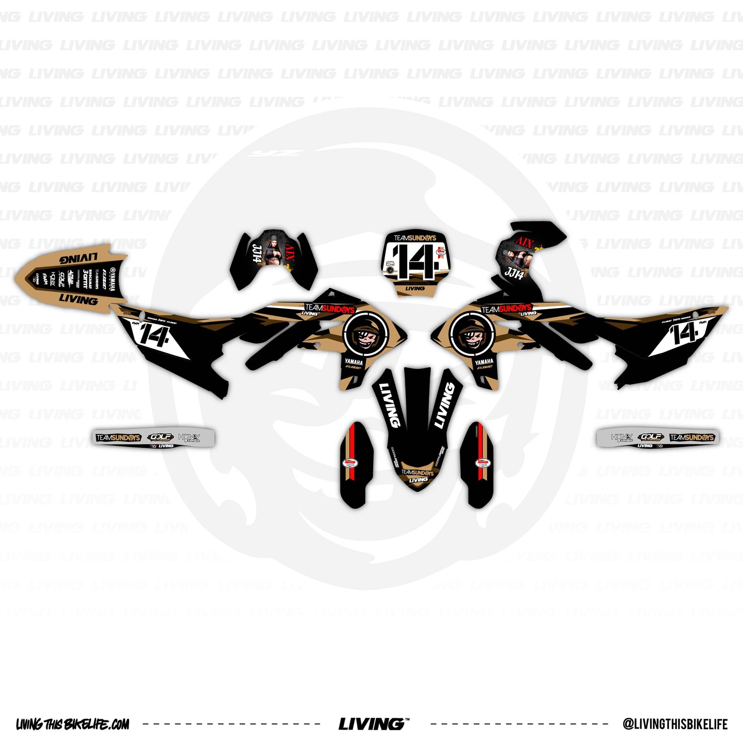 Yamaha Graphics Kit "Living Army"