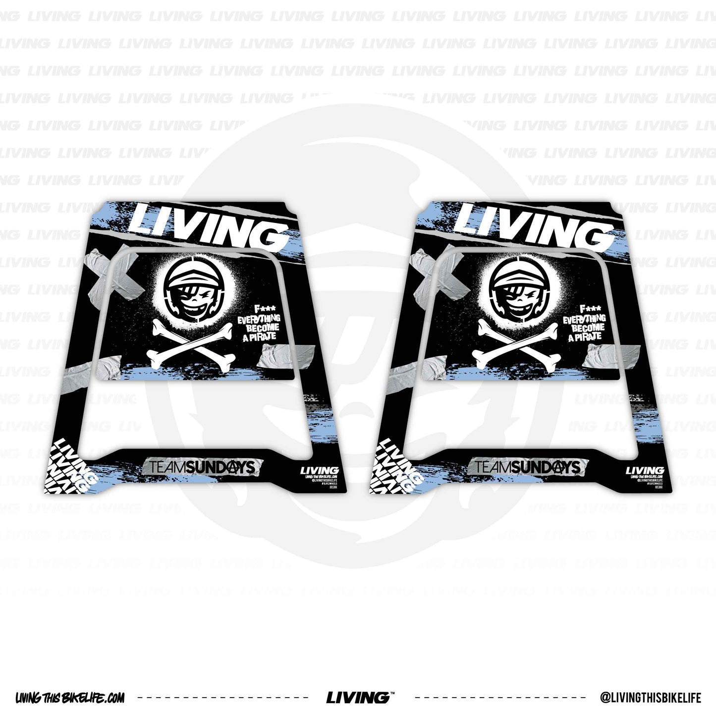 Polisport Stand Graphics Kit "Pirate"