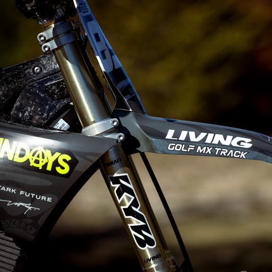 Fork Wrap Sticker kit "Black KYB"