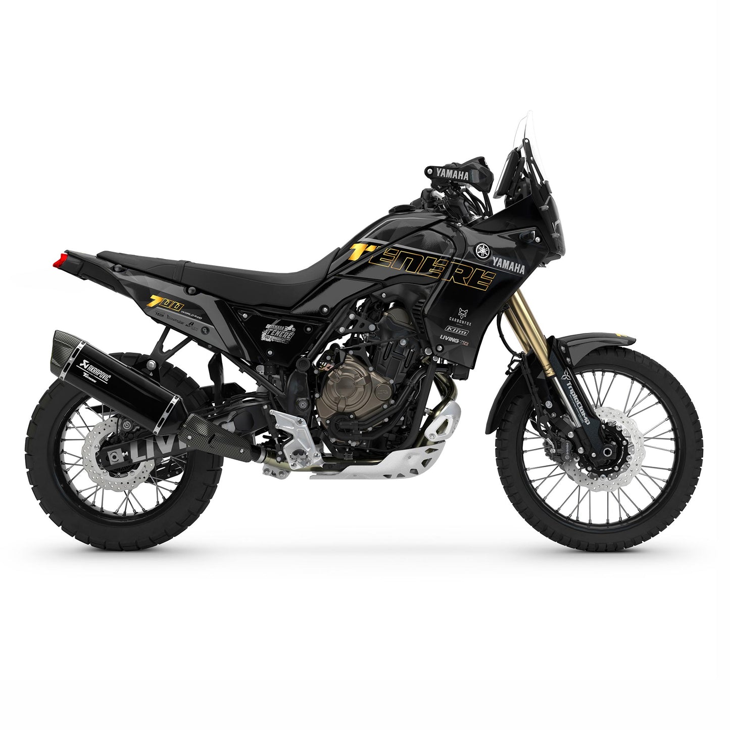 Yamaha Tenere 700 Graphics Kit "Black & Gold Limited Edition"