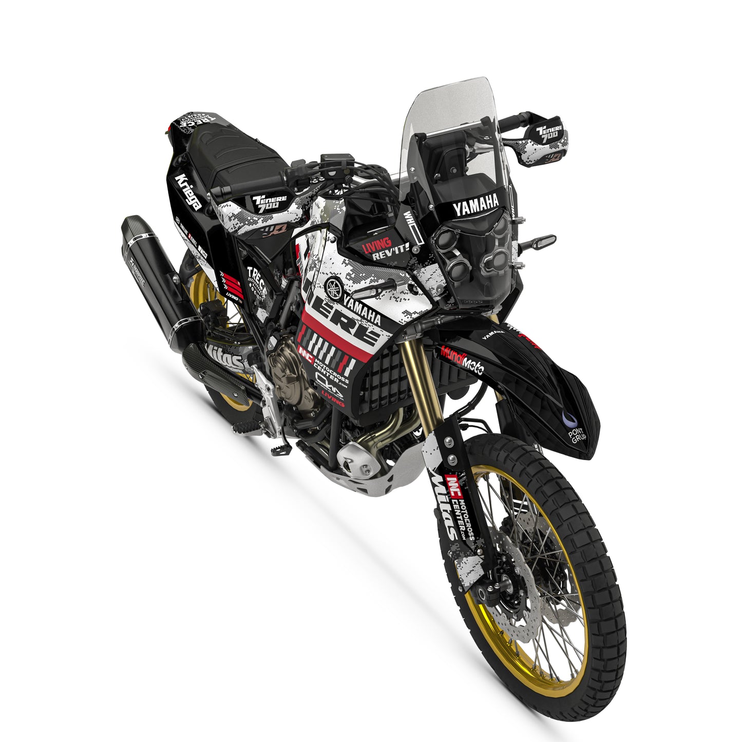 Yamaha Tenere 700 Graphics Kit "Pol Tarres Erzbergrodeo"