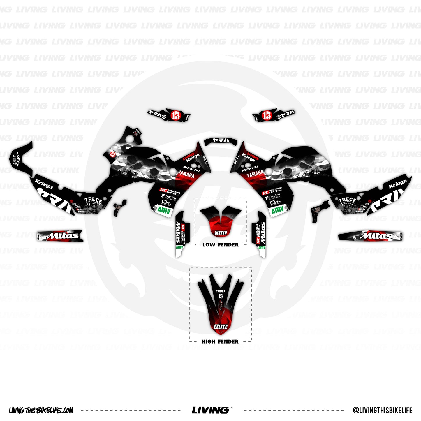 Yamaha Tenere 700 Graphics Kit "Pol Tarres Japan"