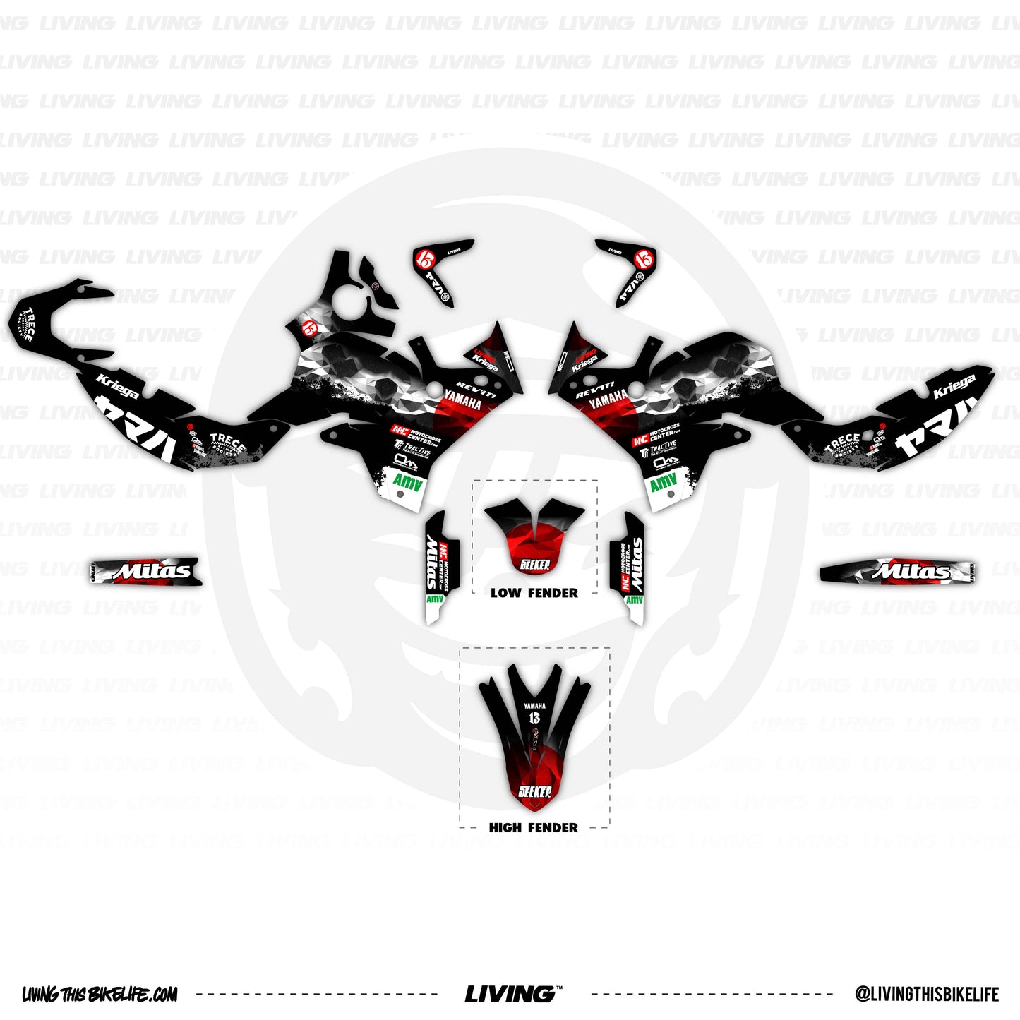 Yamaha Tenere 700 Graphics Kit "Pol Tarres Japan"