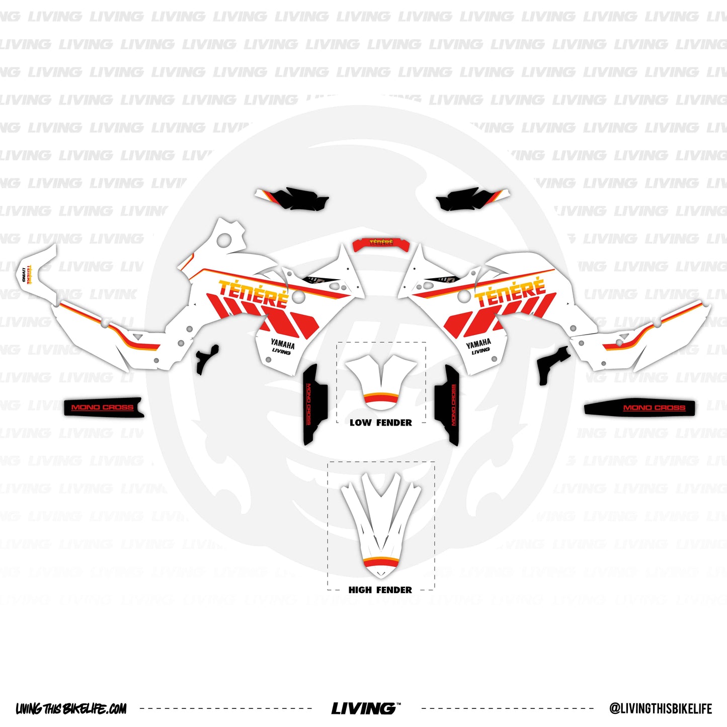 Yamaha Tenere 700 Graphics Kit "Replica 1990"