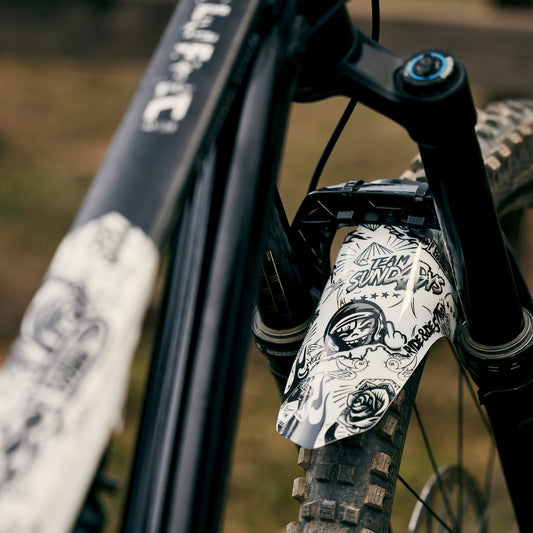 Guardabarros para bicicleta "Ride & Destroy"