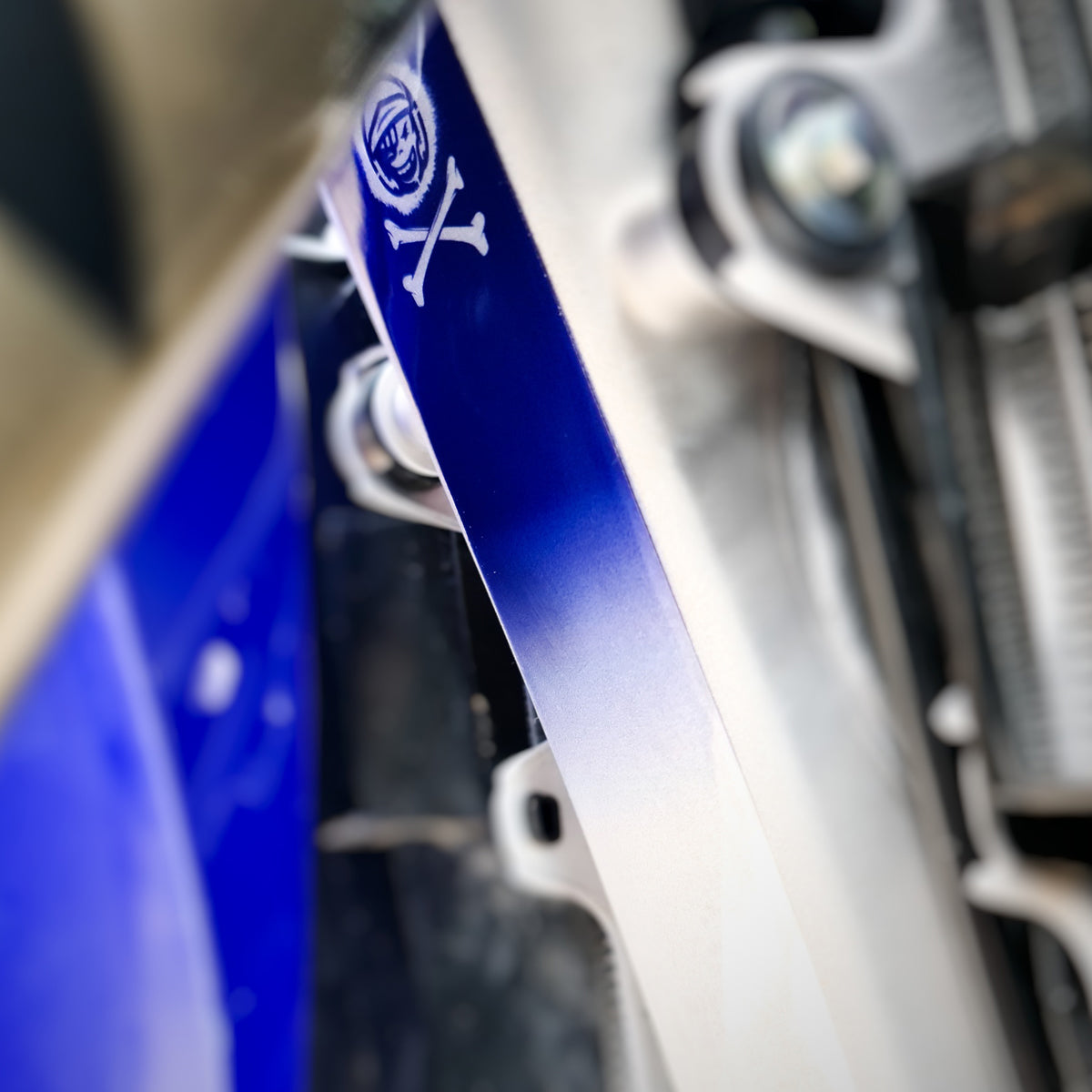 Frame Protector Yamaha YZ450F 2018-2022 | YZ250F 2019-2022 "Blue Transparent"