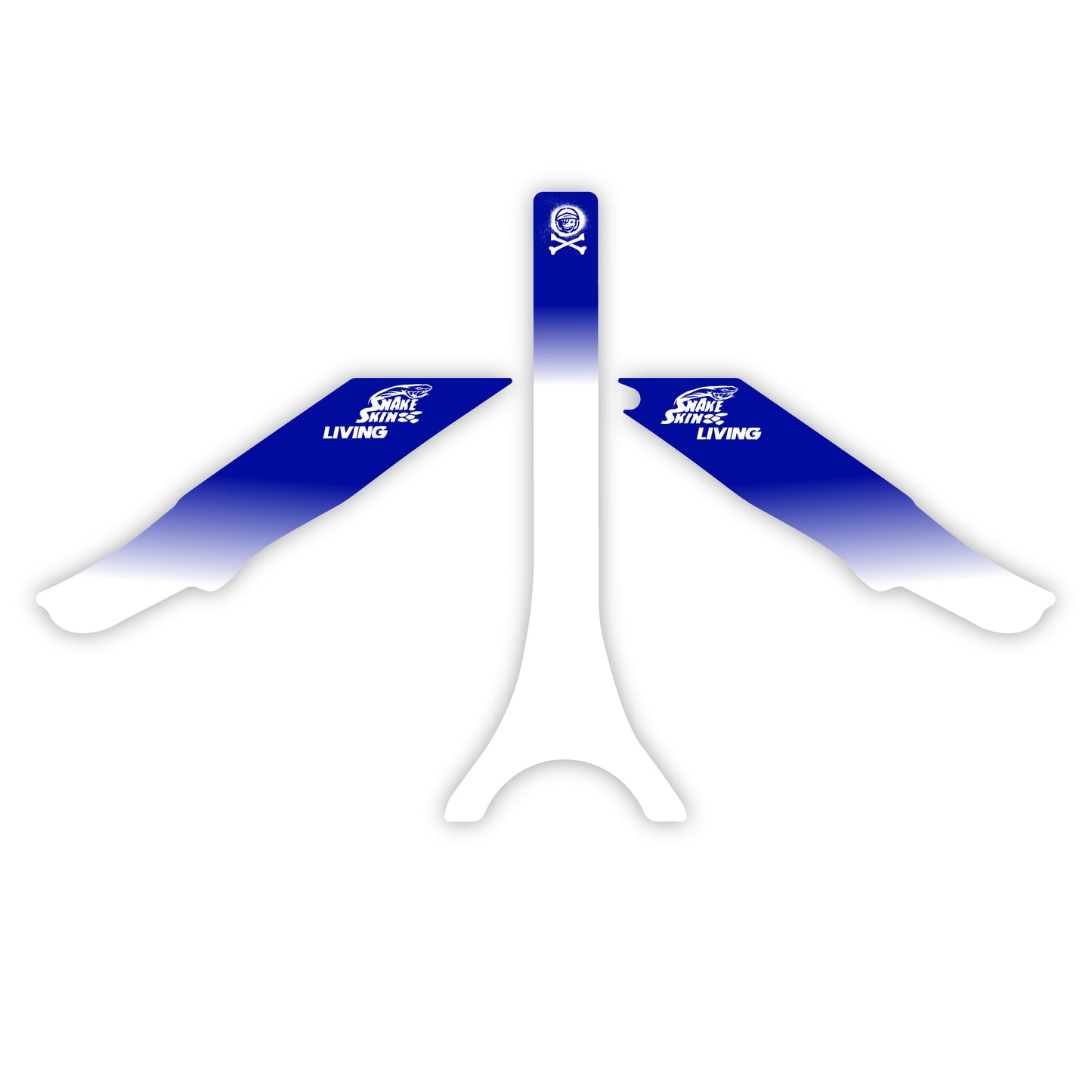 Frame Protector Yamaha YZ450F 2018-2022 | YZ250F 2019-2022 "Blue Transparent"