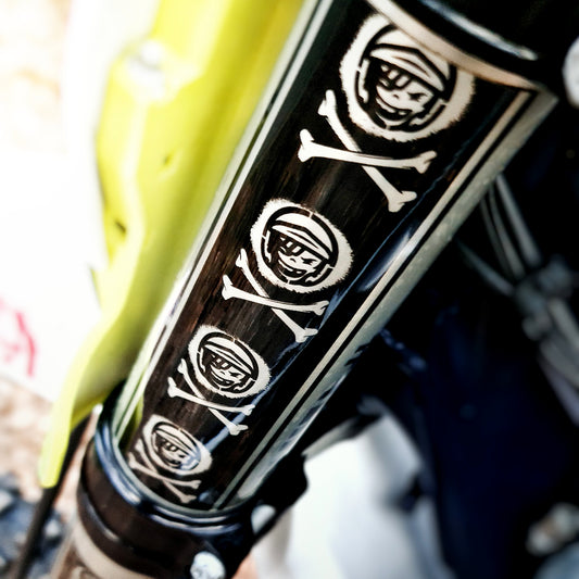 Fork Wrap Sticker kit "Pirate"