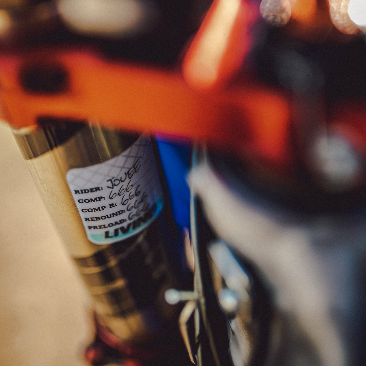 Fork Wrap Sticker kit "Satan Is My Friend"