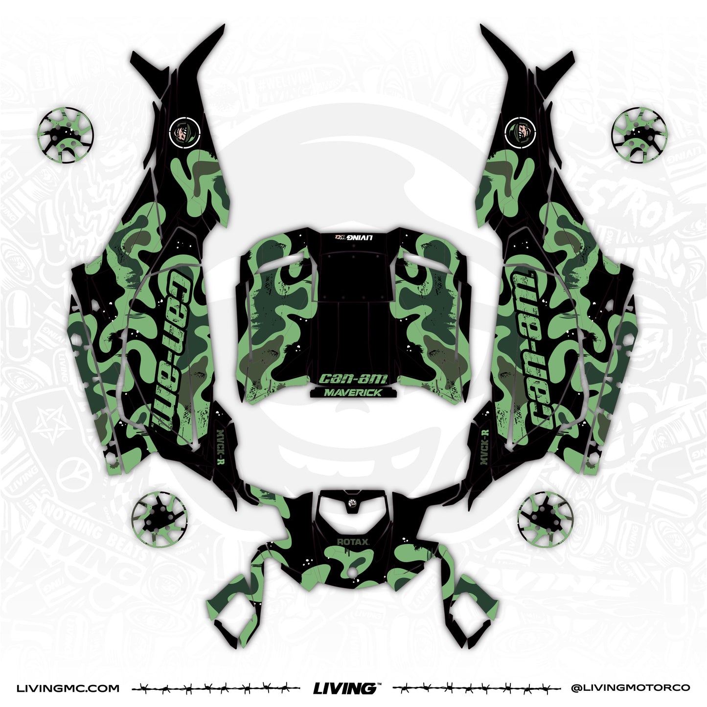 Can-Am Kit d'Adhesius "Jungle"