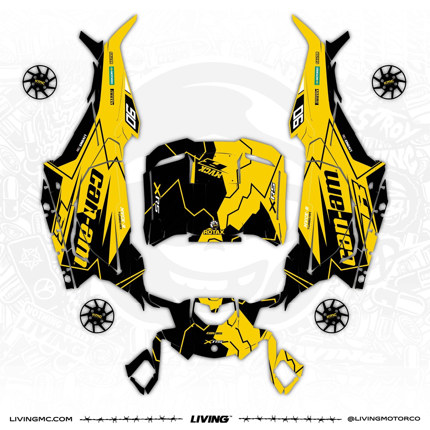 Can-Am Graphics Kit "Bipolar Y"