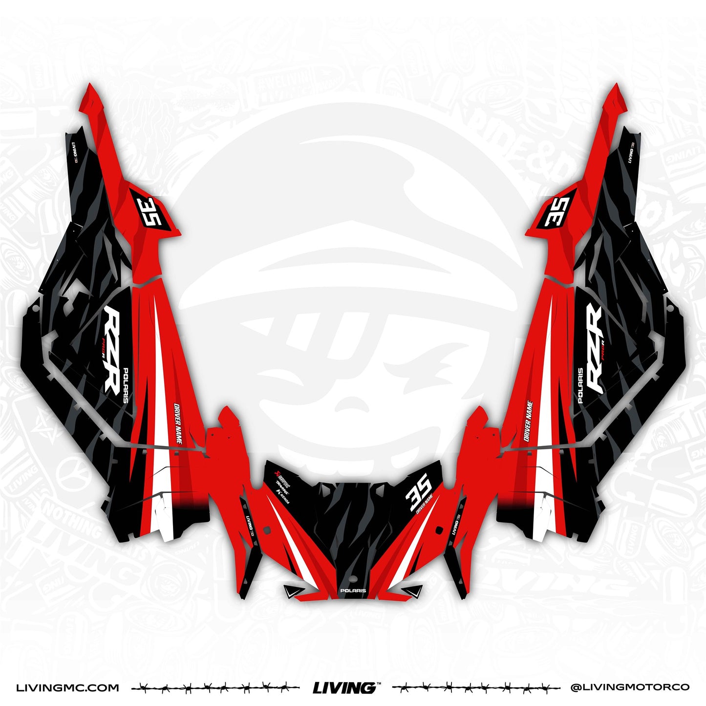 Polaris Graphics Kit "Race Rough"