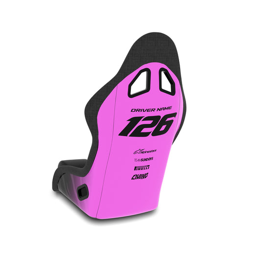 Bucket Seat Graphic Kit – "Pink Performance"