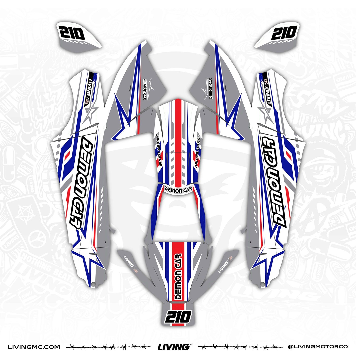 Demoncar Graphics Kit "TrapStar"