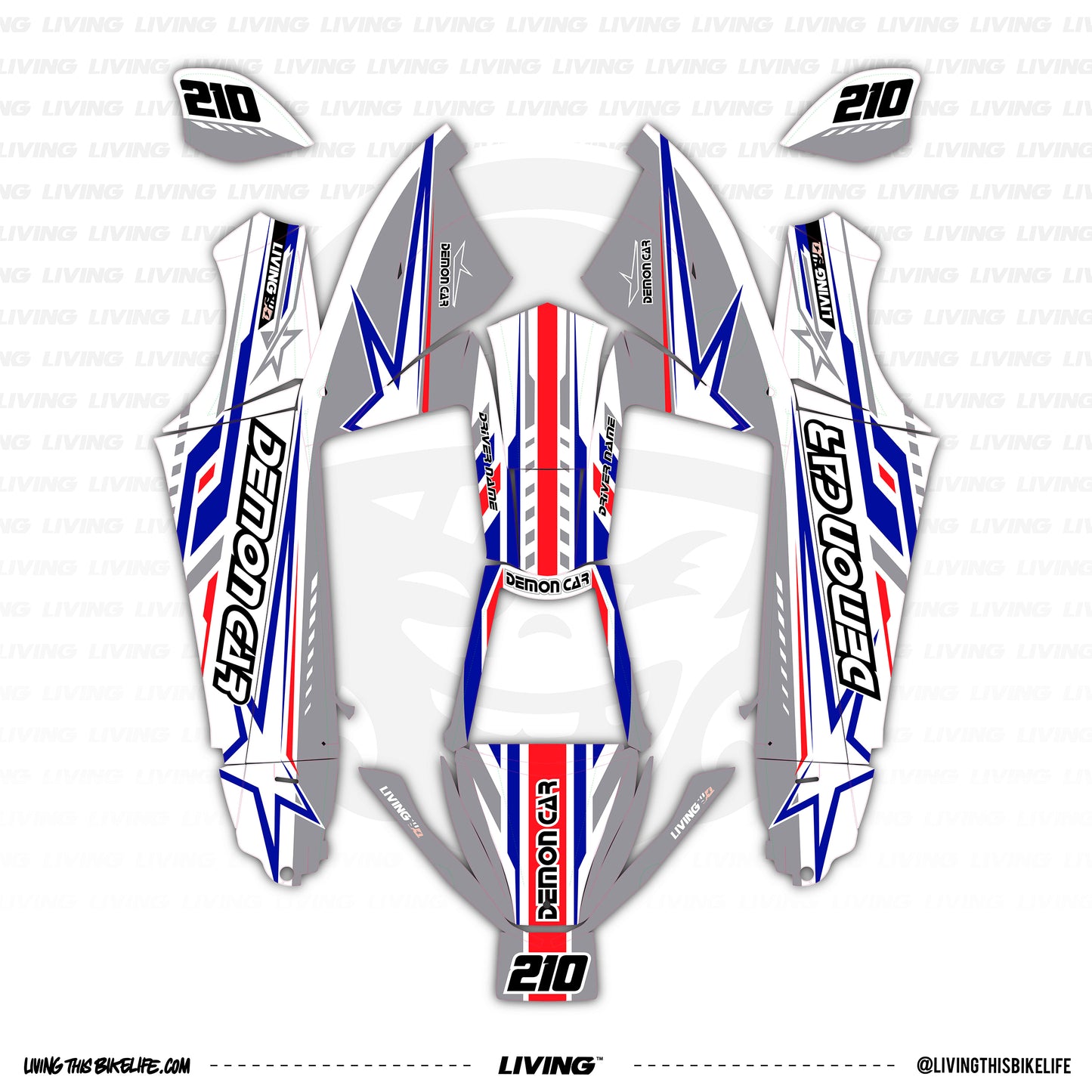 Demoncar Graphics Kit "TrapStar"