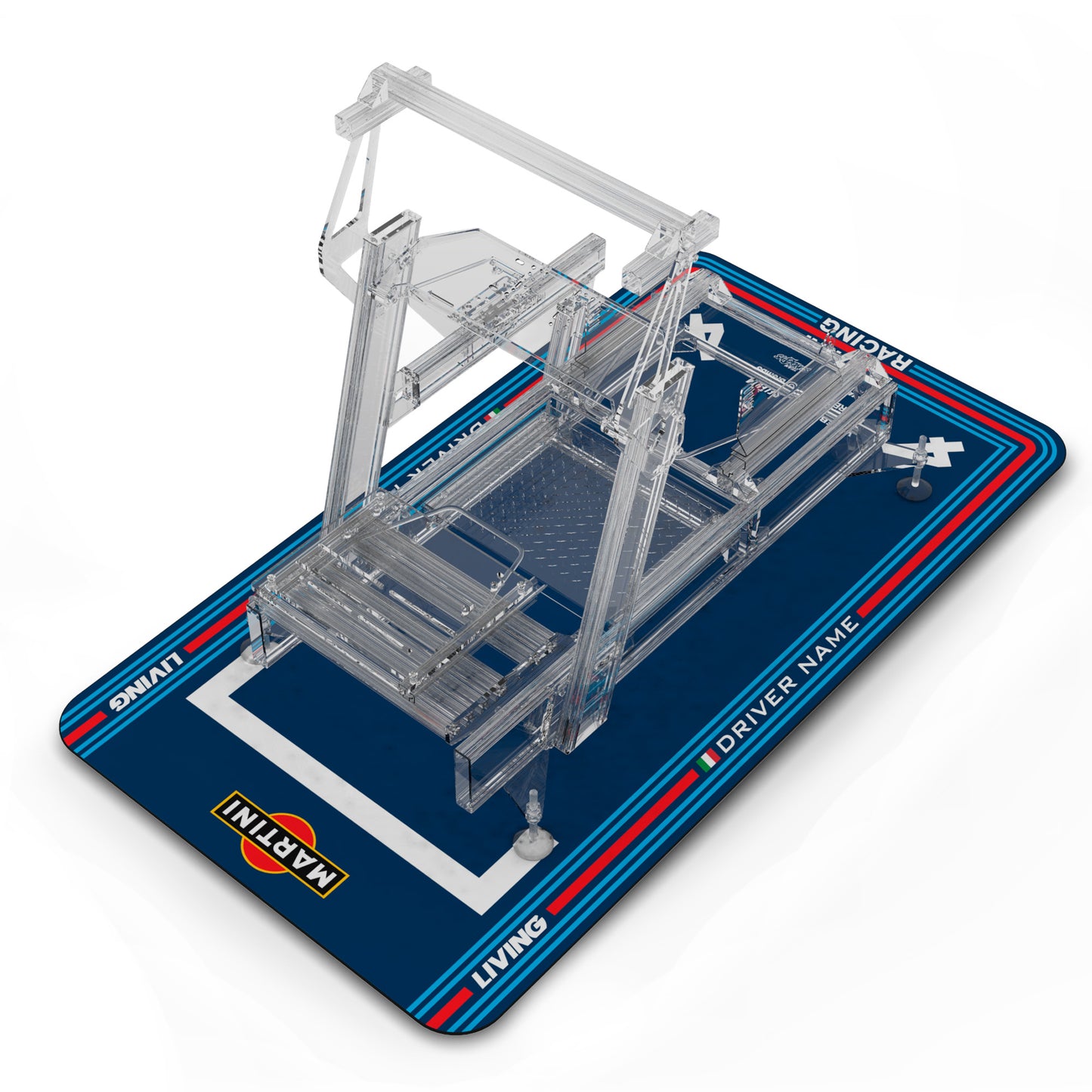 Floor Mat Graphic Kit – "Martini Racing"