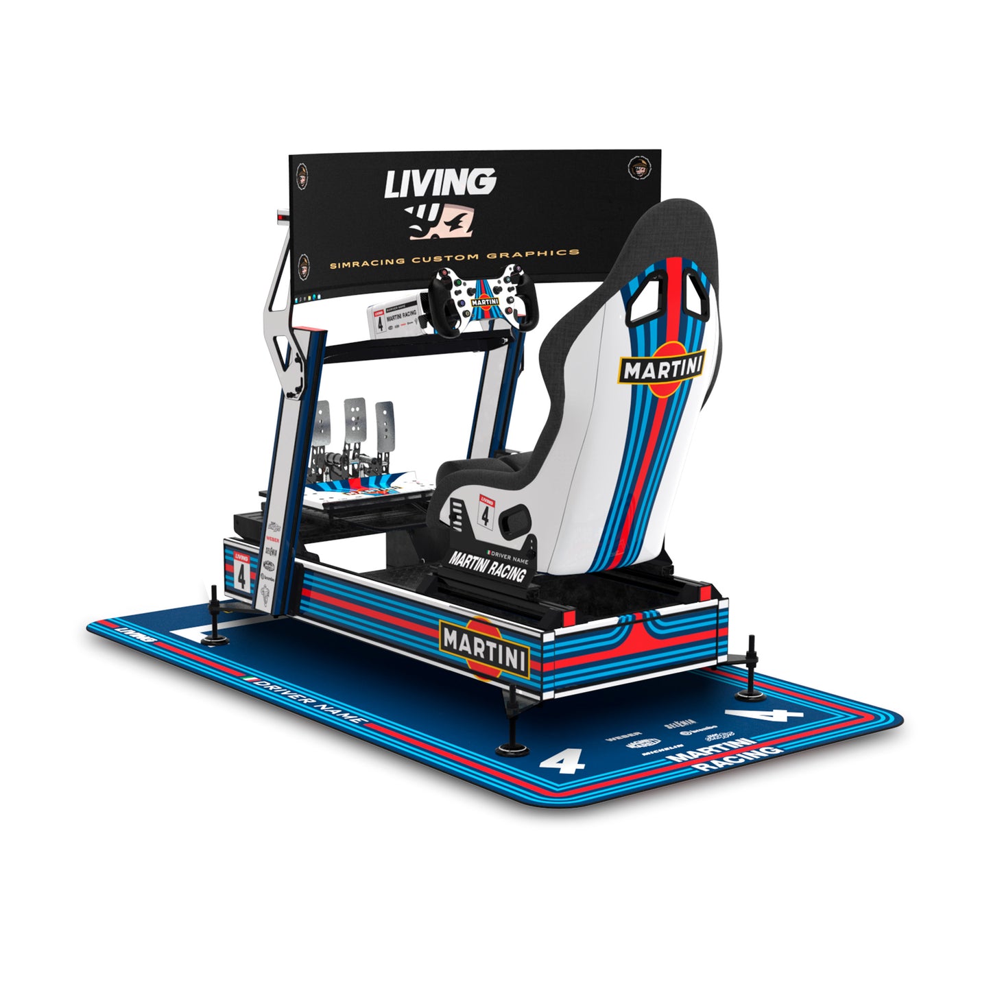 Full Setup Graphic Kit - "Martini Racing"