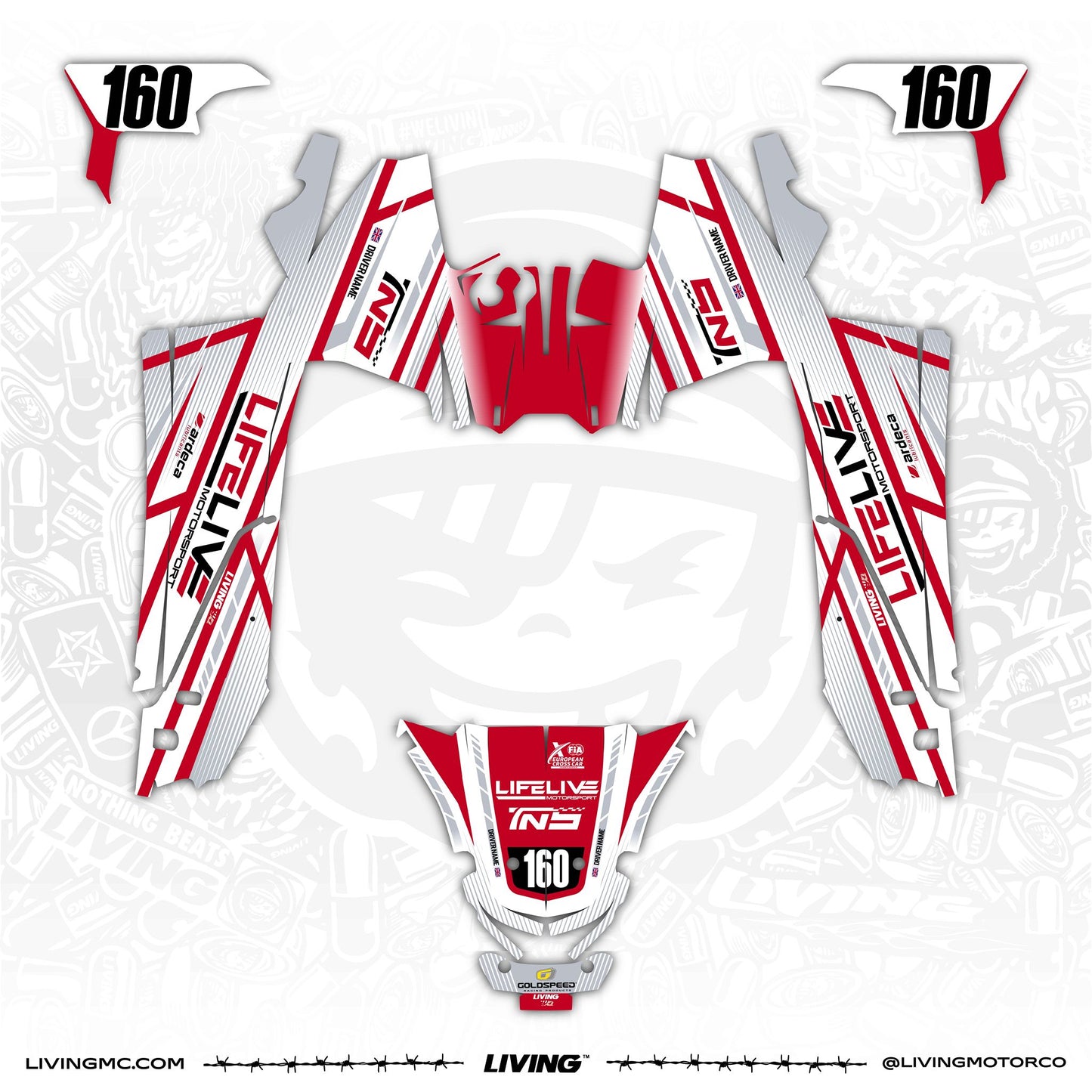 LifeLive TN5 Graphics Kit "Murdock"